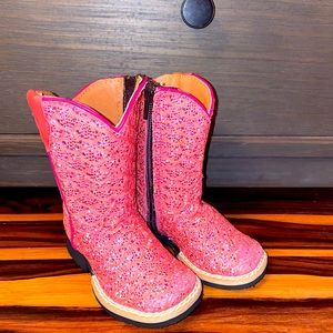 Tanner mark size 5 glitter toddler cowgirl boots
